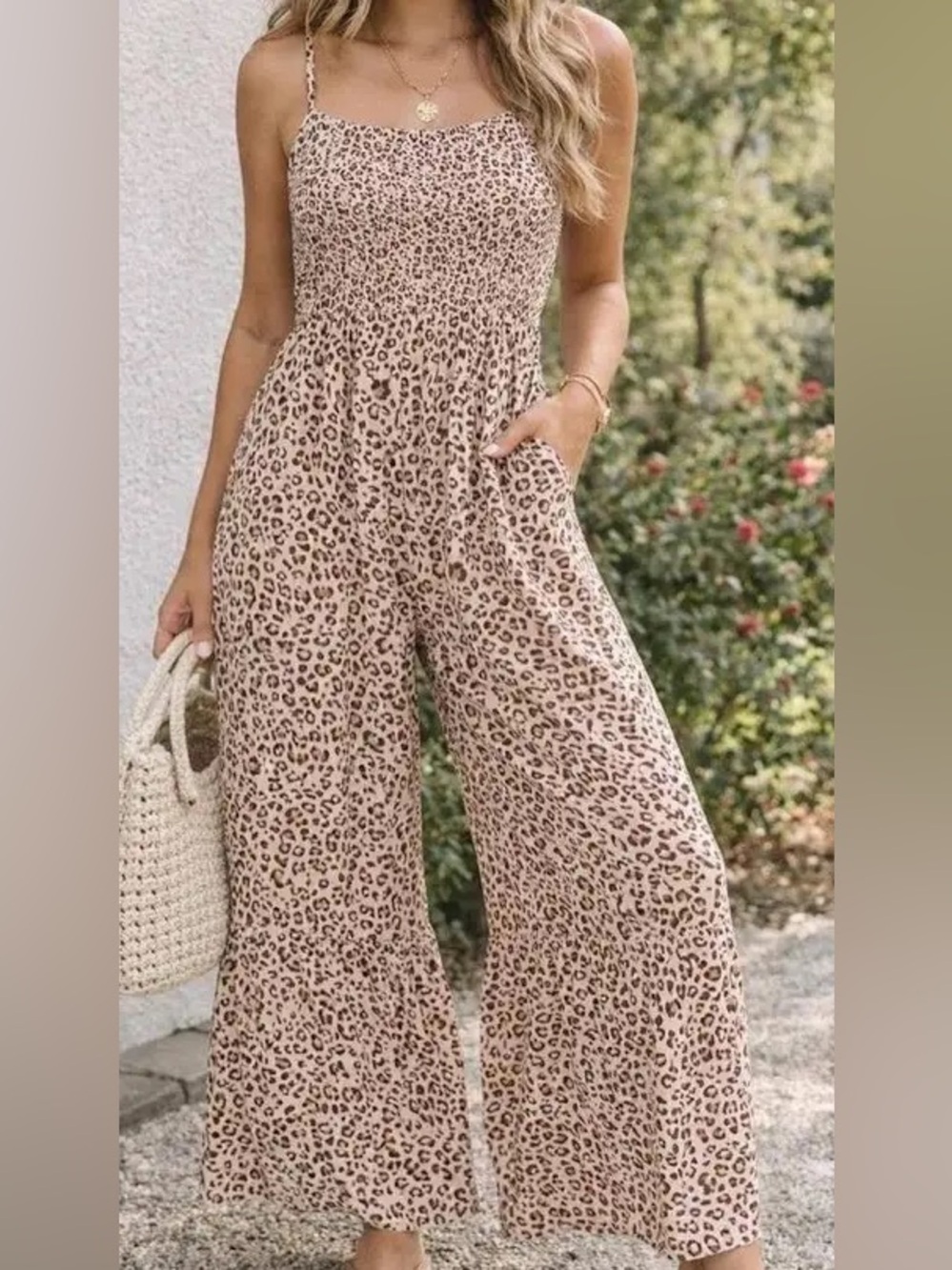 Japna Leopard Print Jumpsuit, Size XS